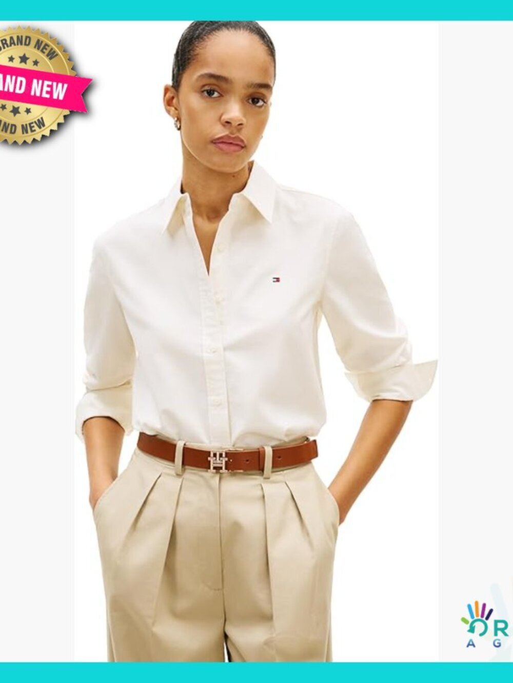 Classic Oxford Button Down Shirt Regular Fit Long Sleeve Preppy Chic